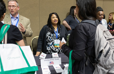 Team members at a recent AAACN conference