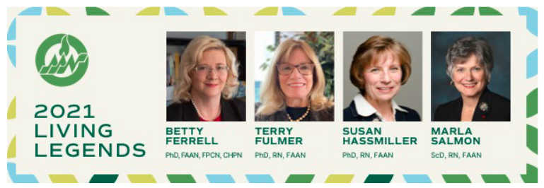 2021 - American Academy of Nursing Designates Four Nurse Leaders as Living Legends